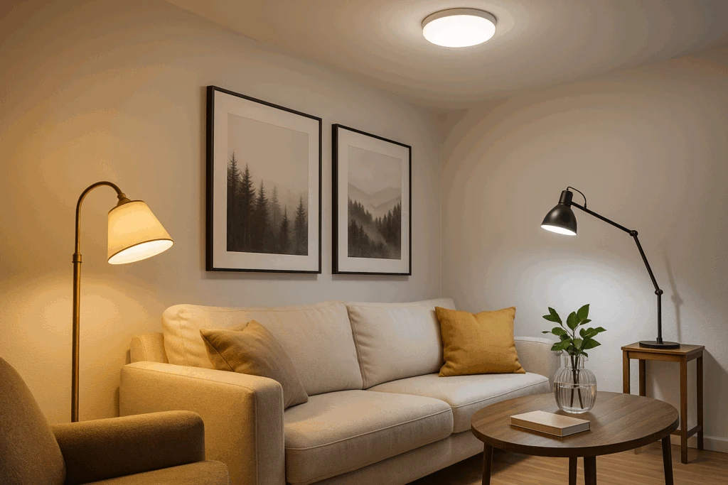 kleurtemperatuur per kamer